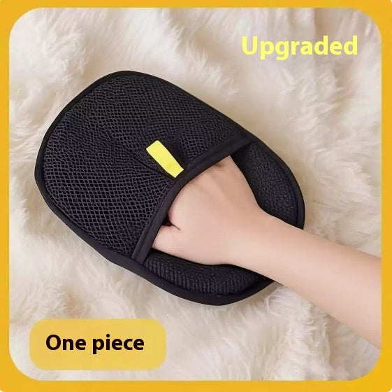 Pet Hair Remover Glove – Deshedding & Grooming Mitt for Dogs, Cats & Rabbits | Petdom Australia