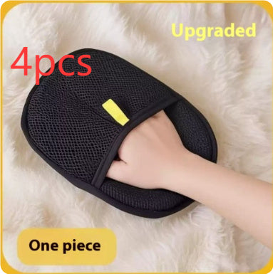 Pet Hair Remover Glove – Deshedding & Grooming Mitt for Dogs, Cats & Rabbits | Petdom Australia