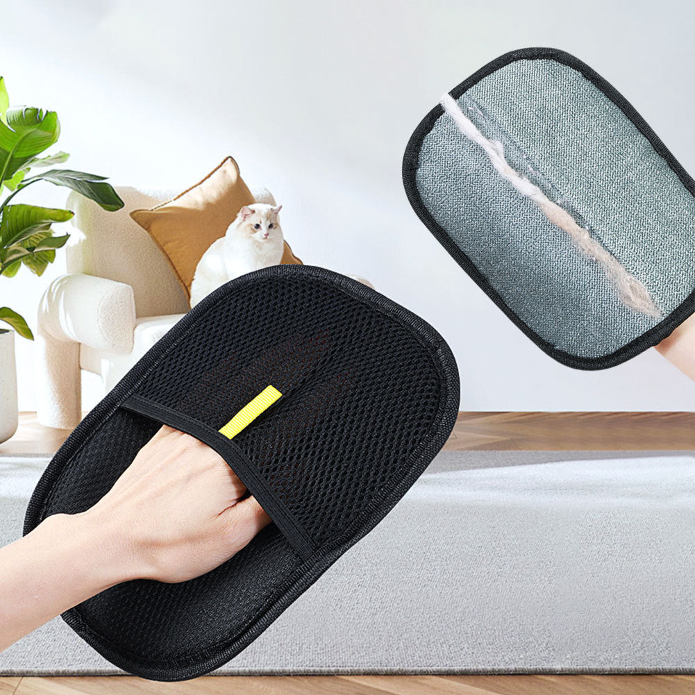 Pet Hair Remover Glove – Deshedding & Grooming Mitt for Dogs, Cats & Rabbits | Petdom Australia