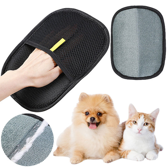 Pet Hair Remover Glove – Deshedding & Grooming Mitt for Dogs, Cats & Rabbits | Petdom Australia