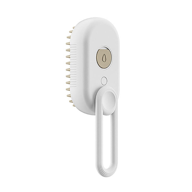 Petdom 3-in-1 Electric Steam Pet Brush – Groom, Detangle & Remove Pet Hair for Cats & Dogs