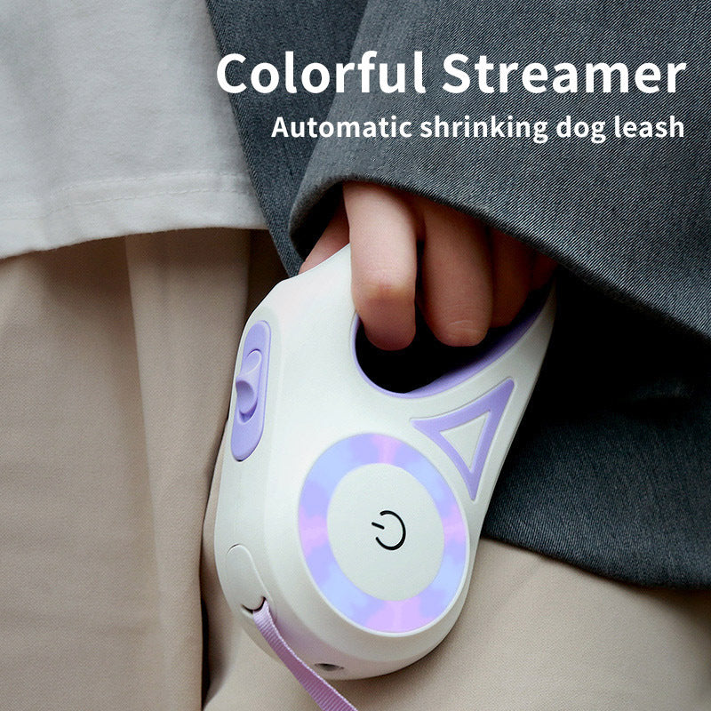 Petdom Australia Retractable Dog Leash with Matching Collar – Automatic One-Button Brake