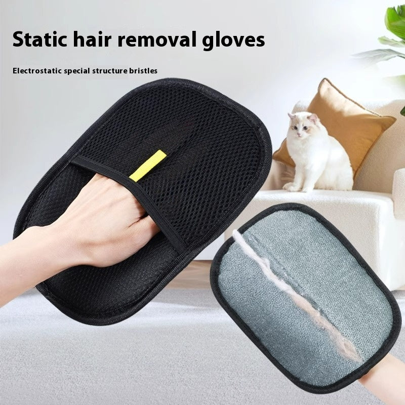 Pet Hair Remover Glove – Deshedding & Grooming Mitt for Dogs, Cats & Rabbits | Petdom Australia